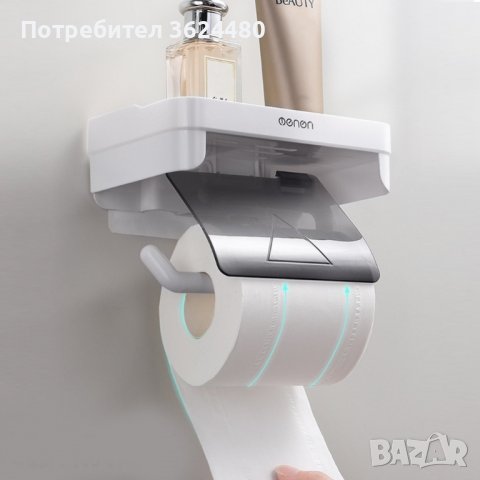 Практична поставка за тоалетна хартия с подложка за смартфон, снимка 7 - Други стоки за дома - 39988868