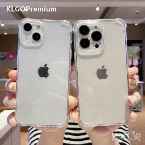  Силиконов Кейс Case Прозрачен за iPhone 14 Pro Max Plus 13 12 11 mini SE X XS 7 8 6, снимка 8 - Калъфи, кейсове - 38552917