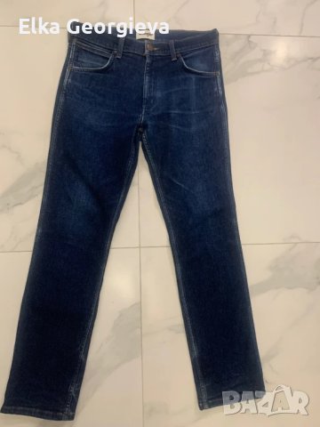 Оригинални мъжки дънки Wrangler,размер 30,дължина 32, снимка 5 - Дънки - 51240555