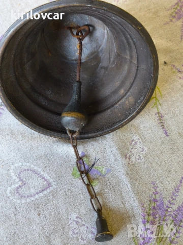 Бронзова камбана, снимка 6 - Антикварни и старинни предмети - 51858837