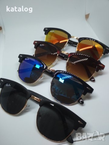 RB 3016 clubmaster logo collection слънчеви очила реплика, снимка 5 - Слънчеви и диоптрични очила - 31417978