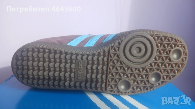 Дамски маратонки Adidas Samba OG Shadow Brown Sky Rush (Women's), снимка 2 - Маратонки - 52319709