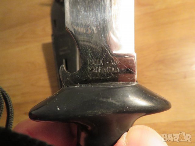 Рядък Стар италиански водолазен нож Марев  за ценители и колекционери, снимка 4 - Ножове - 37159055