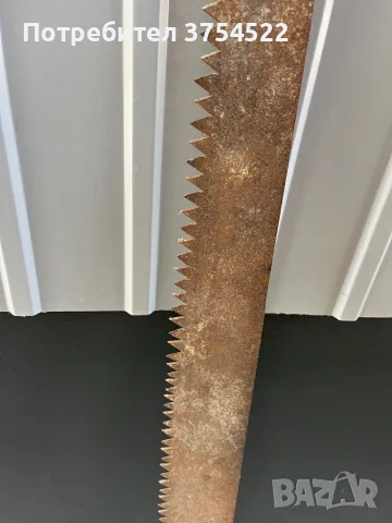 Mасивна стара стоманизирана джага, инструмент, бичкия, трион, снимка 6 - Антикварни и старинни предмети - 50398857