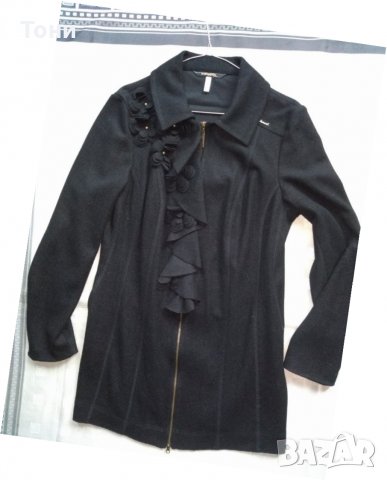 Елегантно черно сако / палто  Kensol, снимка 3 - Палта, манта - 29274460