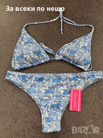 Christian Dior Дамски Бански С 2 Части👙Дамски Бански С Две Части - 2 Цвята Код SK1257, снимка 2 - Бански костюми - 54117334