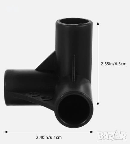 9 бр 20 мм конектор за колове, снимка 4 - Други - 53099655