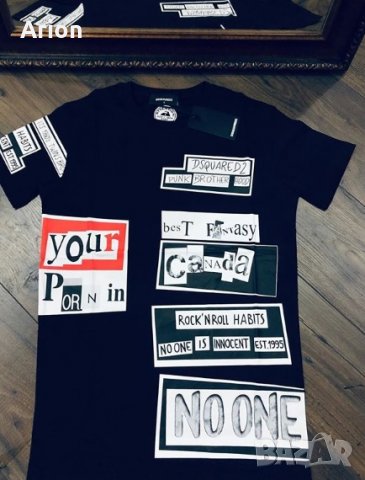 Мъжка тениска Dsquared2, снимка 3 - Тениски - 34174280