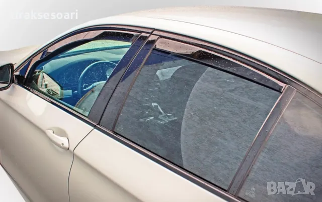 Комплект от 4 броя ветробрани за BMW 5-та серия G30 Седан 2018–2022, снимка 5 - Аксесоари и консумативи - 50382009