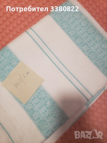 Ленена покривка за маса от соца руска, снимка 4 - Покривки за маси - 52844661