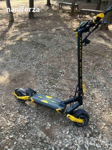 Тротинетка Teverun blade mini pro+каска BELL+яке+очила!, снимка 5 - Други спортове - 50494216