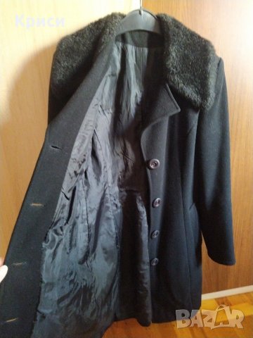 Черно палто, 40 (М), снимка 5 - Палта, манта - 31586973