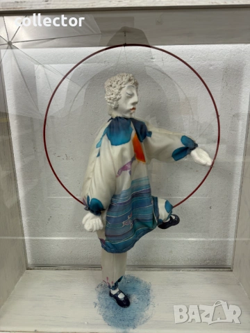 Артистична кукла-клоун / скулптура. №7798, снимка 2 - Антикварни и старинни предмети - 53010492