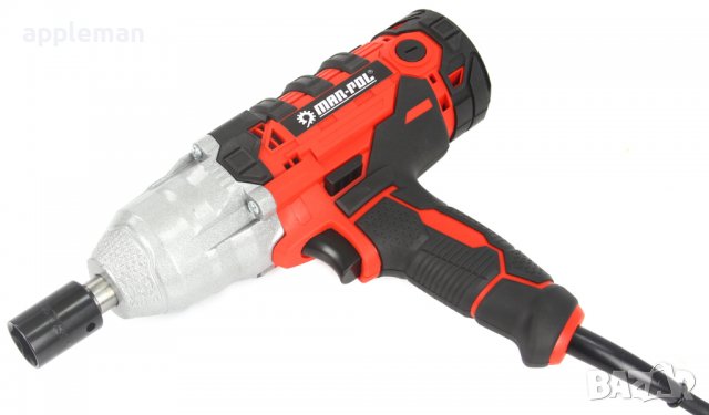 Електрически гайковерт 1/2" 720 Nm MARPOL + ПОДАРЪК 4 вложки инструмент, снимка 8 - Винтоверти - 40001806