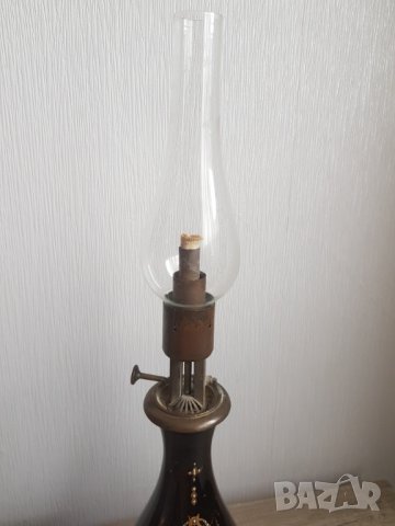 Френска стъклена газова лампа, снимка 7 - Антикварни и старинни предмети - 37690522