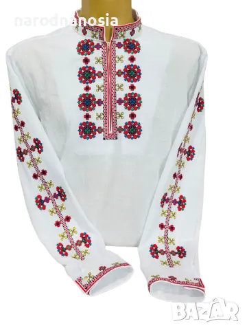 МЪЖКА РИЗА С БРОДИРАНА ШЕВИЦА - Модел 26, снимка 2 - Други - 47852196