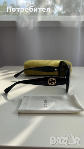 Gucci - оригинални с калъф, снимка 5 - Слънчеви и диоптрични очила - 51910161