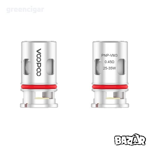 Изпарителна глава VooPoo PnP-VM3 Mesh Coil 0.45ohm, снимка 1 - Електронни цигари - 31221774