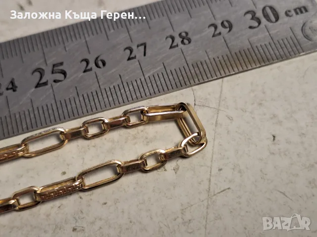 Златен синджир 8,68гр.14к, снимка 3 - Колиета, медальони, синджири - 56460182