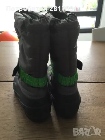 Водонепроницаеми детски ботуши Sorel, тъмно сиви, размер 35, снимка 4 - Детски боти и ботуши - 49860011