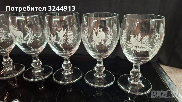 Ловен сервиз за ракия вино, снимка 3 - Сервизи - 54236636