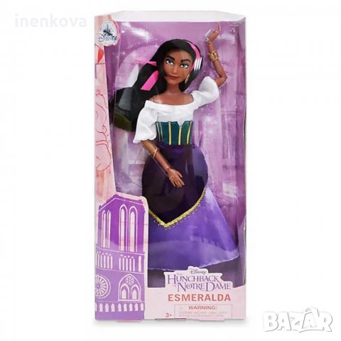 Оригинална кукла Есмералда - Парижката Света Богородица Дисни Стор Disney store, снимка 2 - Кукли - 29652301