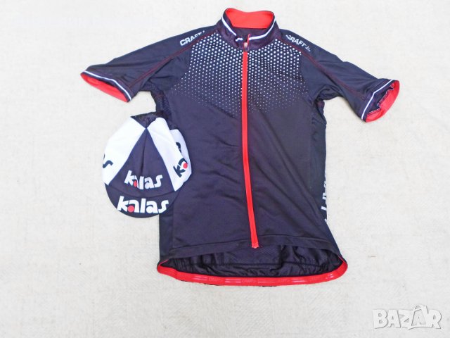 Колоездачна фланелка /джърси/"Craft" ,шапка, снимка 1