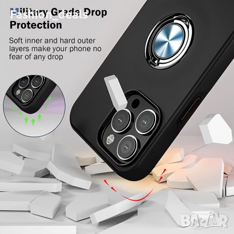 Нов Защитен калъф кейс гръб за телефон iPhone 14 Pro Max + 2 закален стъклен протектор Айфон, снимка 4 - Калъфи, кейсове - 38394017