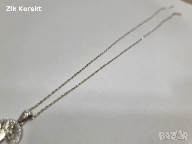 Сребърно колие с висулка „Дървото на живота“, снимка 5 - Колиета, медальони, синджири - 56071081
