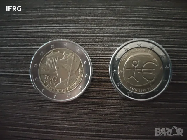 	Редки възпоменателни монети, 2 евро,Нидерландия, Австрия ,Белгия, снимка 3 - Нумизматика и бонистика - 56235482