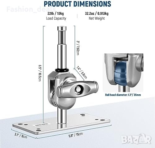 Метална Стойка Neewer за Фото Оборудване, Анелни Светлини и DSLR до 10кг, снимка 2 - Чанти, стативи, аксесоари - 42560980
