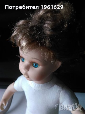 Стара кукла порцелан 30 см , снимка 4 - Антикварни и старинни предмети - 34679242