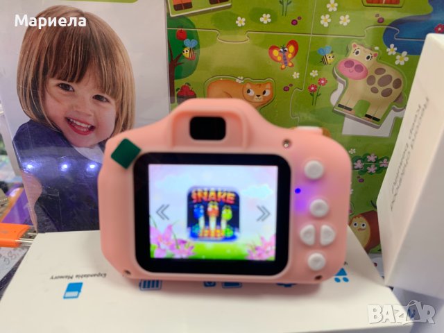 Дигитален Детски фотоапарат / Розов Детски Фотоапарат с Игри, снимка 7 - Други - 44252524