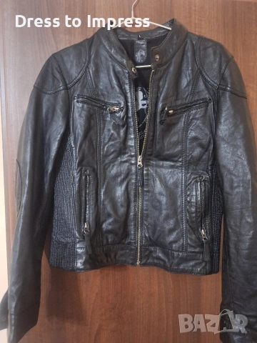 Дамско яке Jipsy Естествена кожа М, снимка 5 - Елеци - 52174619