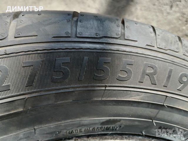 1бр. НОВА лятна гума DUNLOP 275 55 19 DOT 1918, снимка 8 - Гуми и джанти - 29585077