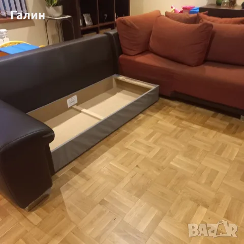 Диван ъглов разтегателен , снимка 5 - Дивани и мека мебел - 55997714