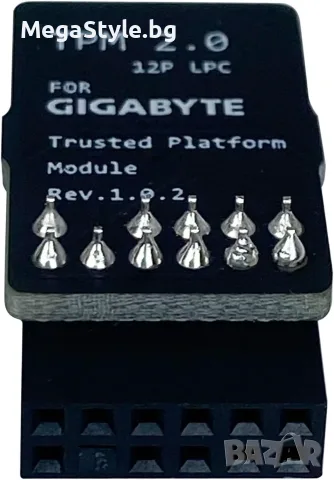 Модул за сигурност Lumfeerix TPM 2.0 за дънни платки Gigabyte (12-Pin LPC), снимка 2 - Дънни платки - 55751321