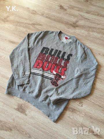 Оригинална мъжка блуза Mitchell & Ness x Chicago Bulls NBA, снимка 2 - Блузи - 30558437