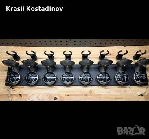 Професионална Поставка за 8 бутилки LogoTap, снимка 1