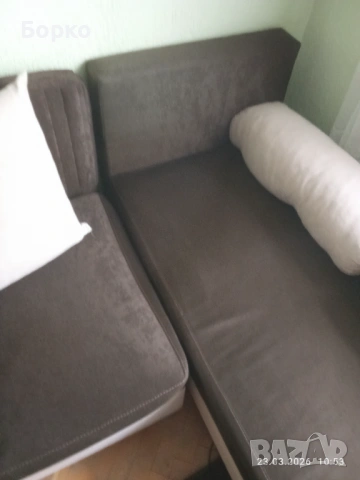 Канапе ълово, разтегаемо, снимка 2 - Дивани и мека мебел - 53946173