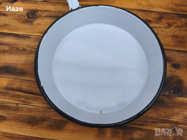 соц емайлиран тиган, снимка 2 - Съдове за готвене - 54117642