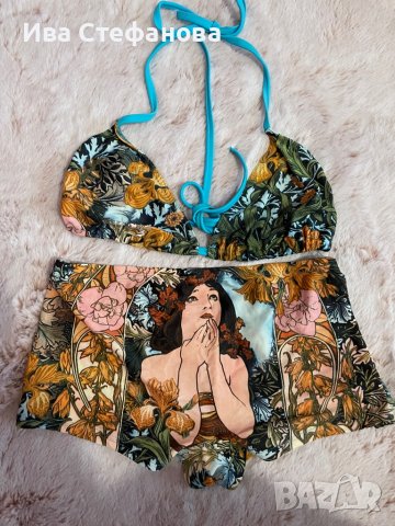  нов ретро винтидж  бански костюм боксерки , снимка 4 - Бански костюми - 37475896