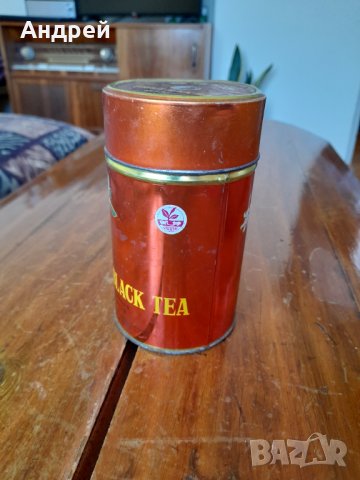Стара кутия Черен чай, снимка 2 - Други ценни предмети - 32054265