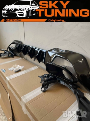 Bmw G20/G21 Дифузьор с накрайници Бмв Г20/Г21 М340 Bmw M Performance, снимка 2 - Аксесоари и консумативи - 51954242