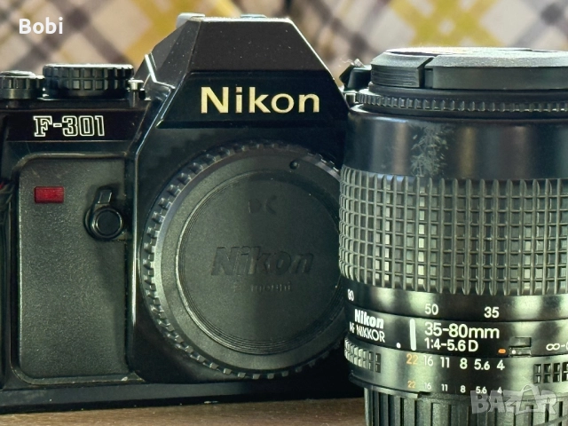 Nikon F-301 – аналогов фотоапарат + обектив, снимка 18 - Фотоапарати - 52868295