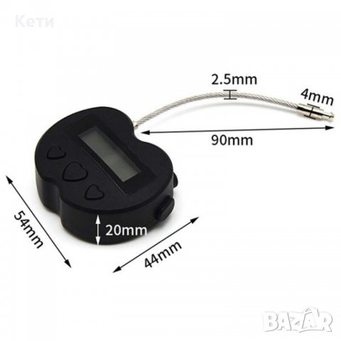 Електронен таймер, с LCD дисплей и USB зареждане, снимка 3 - Друга електроника - 38761482