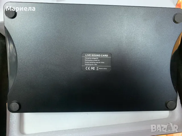 Професионален аудио миксер/Звукова карта на живо и стерео аудио интерфейс, снимка 12 - Друга електроника - 49359587
