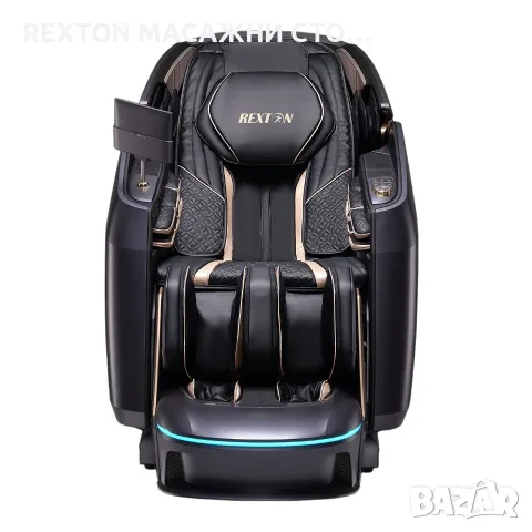 ПРОМОЦИЯ-Професионален масажен стол REXTON RK9500S-Върховна 4D технология с двоен масажен механизъм, снимка 2 - Масажори - 55845164