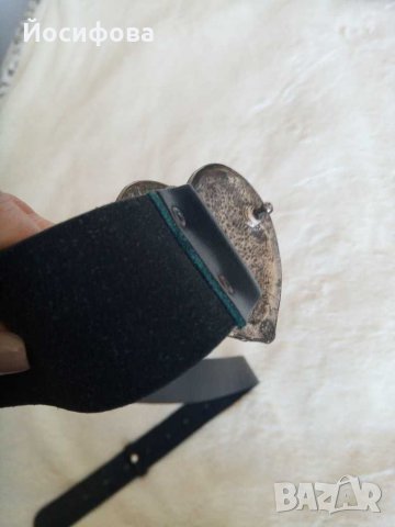 кожен колан с метална тока, снимка 2 - Колани - 30938501