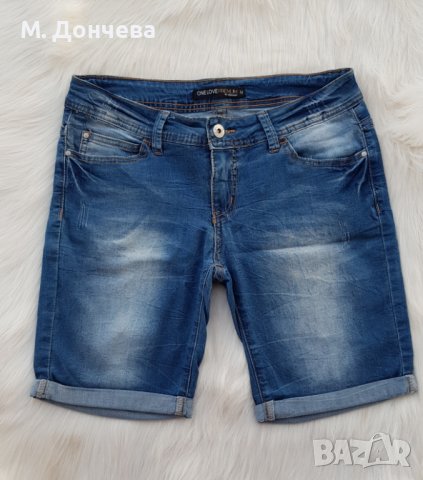Къси дънкови панталони размер S/М, снимка 1